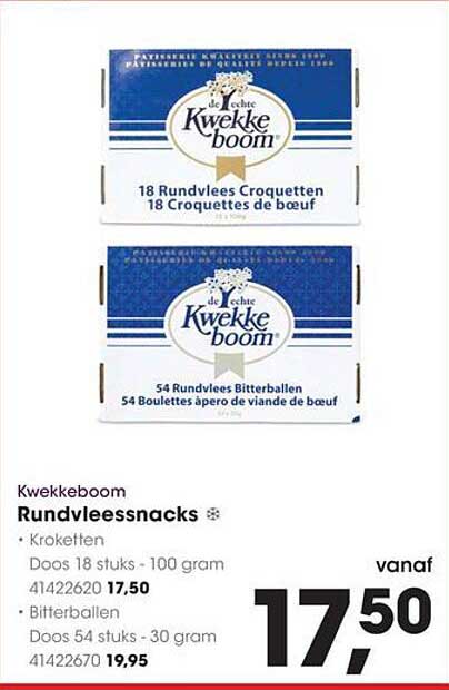 Kwekkeboom Rundvleessnacks