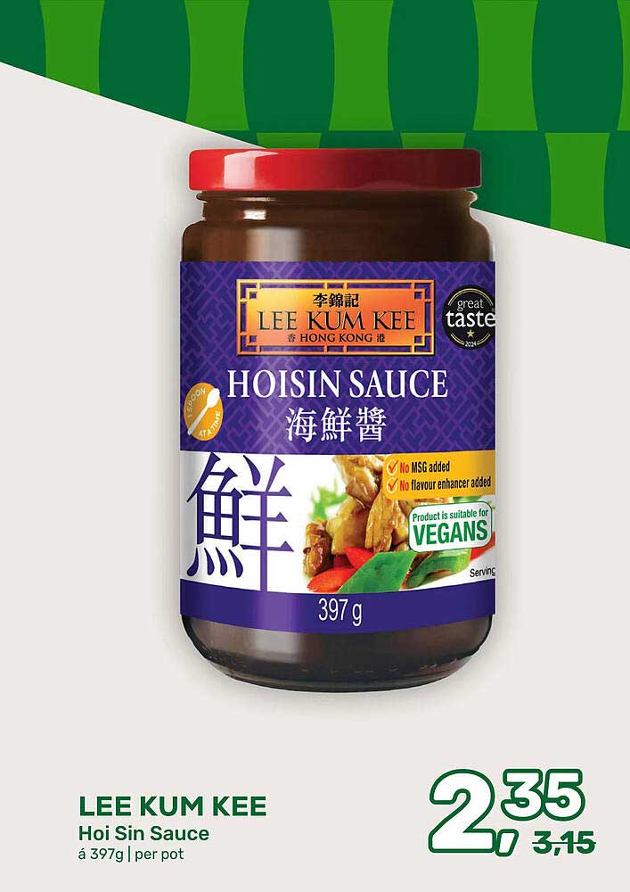 LEE KUM KEE Hoi Sin Sauce á 397g | per pot