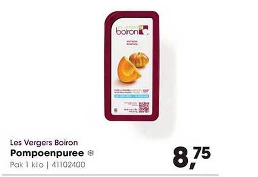 Les Vergers Boiron Pompoenpuree