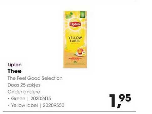 Lipton Thee Thee Feel Good Selection Doos 25 zakjes