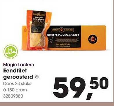 Magic Lantern Eendfilet geroosterd