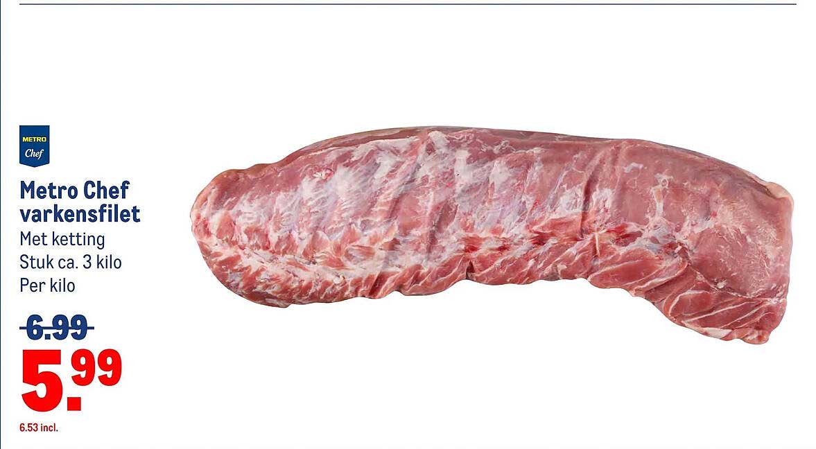 Metro Chef varkensfilet