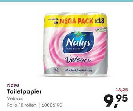 Nalys Toiletpapier Velours