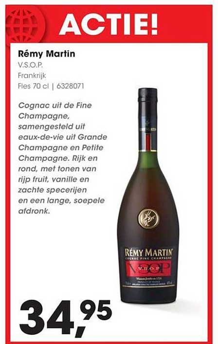 Rémy Martin V.S.O.P. Frankrijk Fles 70 cl | 6328071