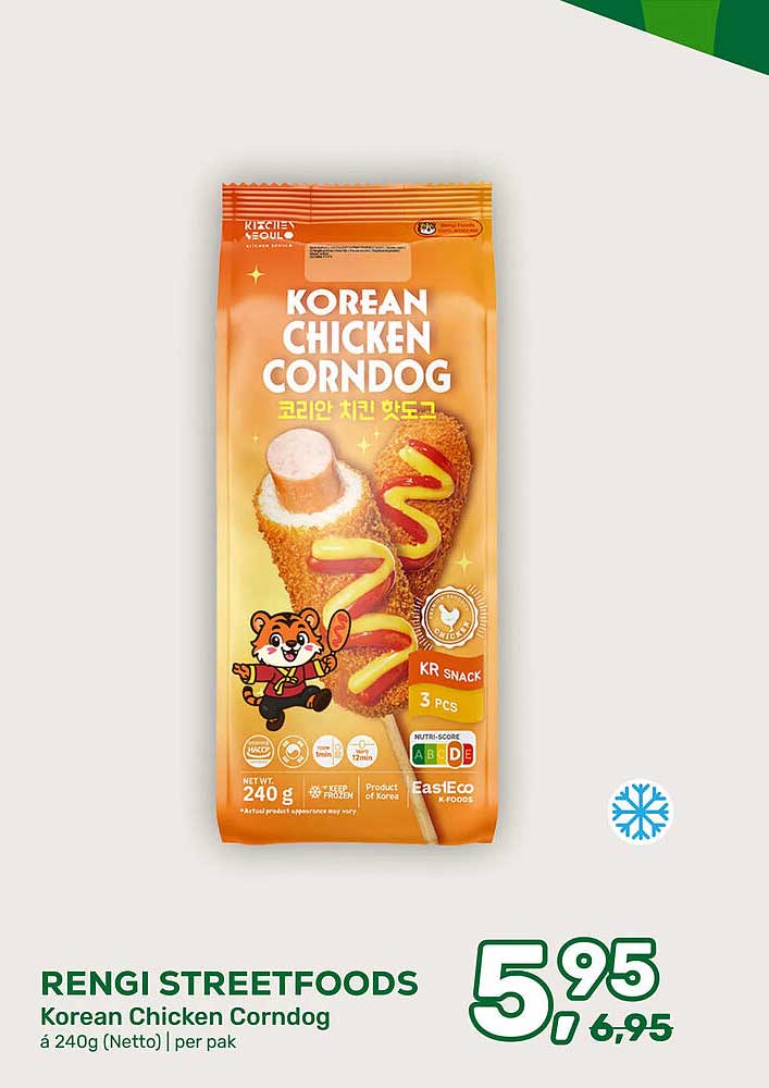 RENGI STREETFOODS Korean Chicken Corndog
