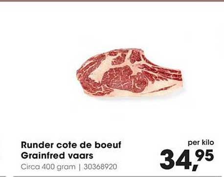 Runder cote de boeuf Grainfed vaars