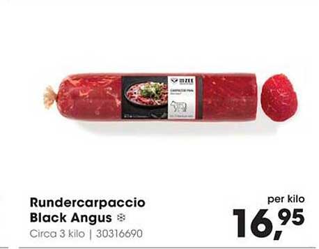 Rundercarpaccio Black Angus