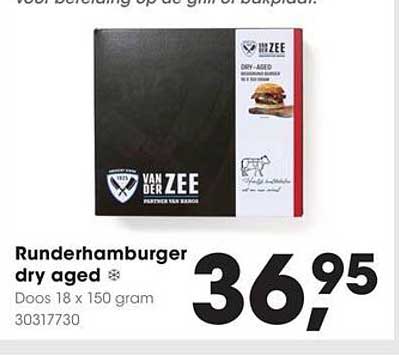 Runderhamburger dry aged