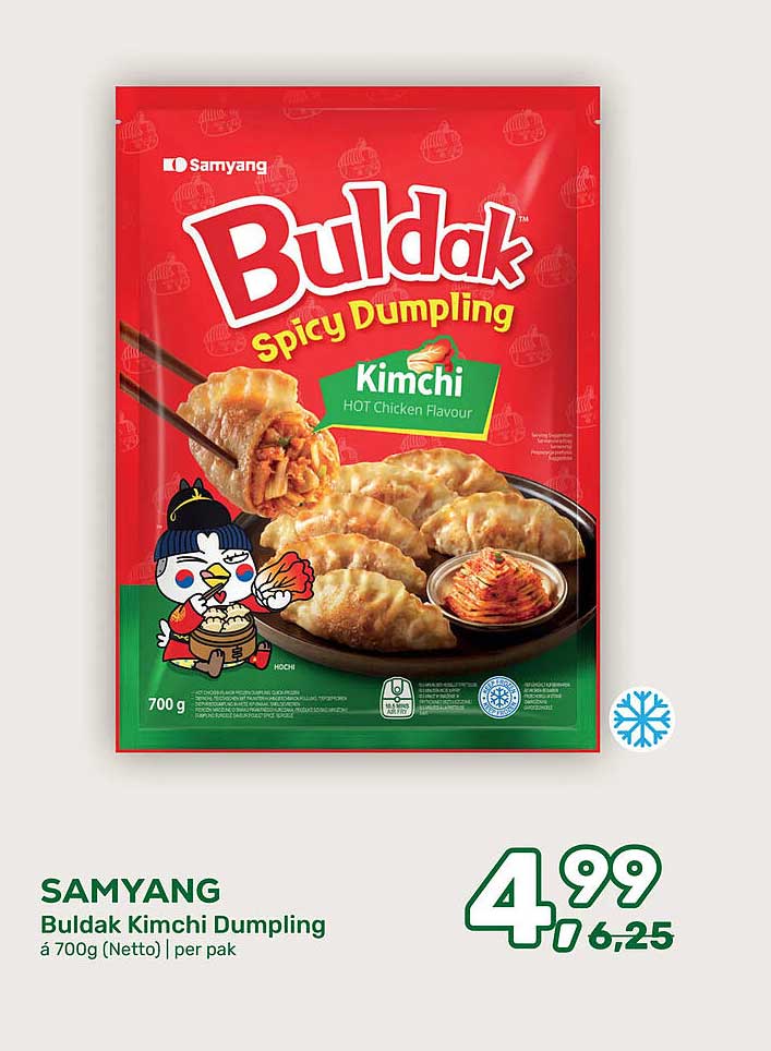 SAMYANG Buldak Kimchi Dumpling á 700g (Netto) | per pak