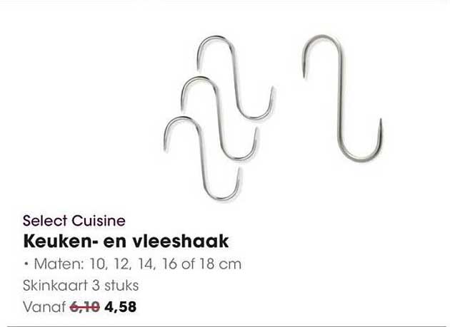 Select Cuisine Keuken- en vleeshaak