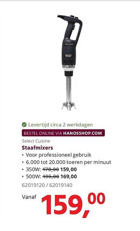 Select Cuisine Staafmixers