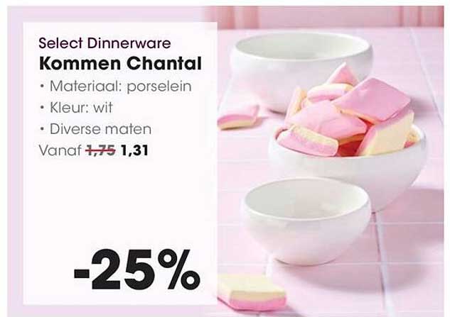Select Dinnerware Kommen Chantal
