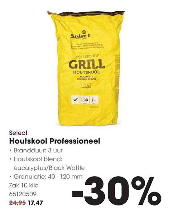Select Houtskool Professioneel -30%