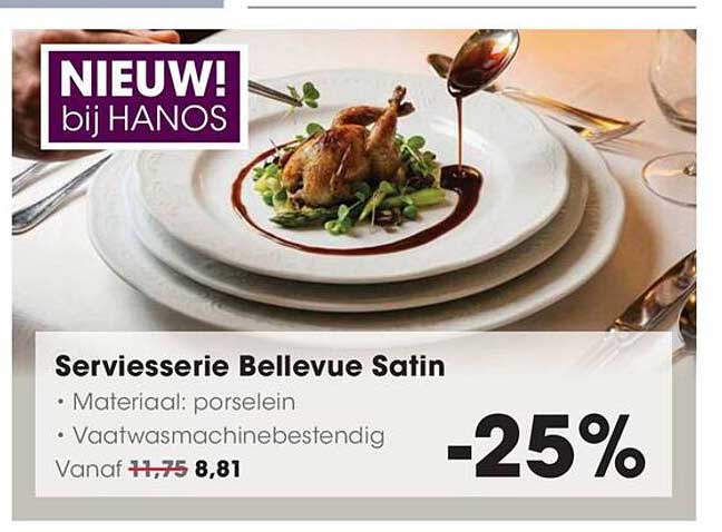 Serviesserie Bellevue Satin -25%