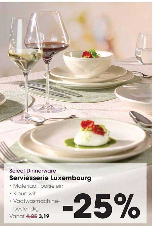 Serviesserie Luxembourg -25%