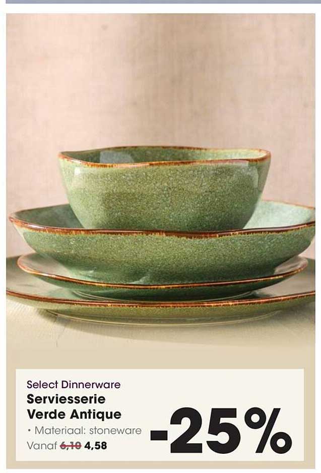 Serviesserie Verde Antique -25%
