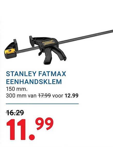 STANLEY FATMAX EENHANDSKLEM