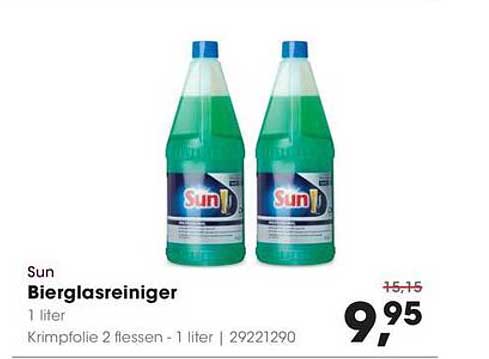 Sun Bierglasreiniger 1 liter Krimpfolie 2 flessen - 1 liter | 29221290
