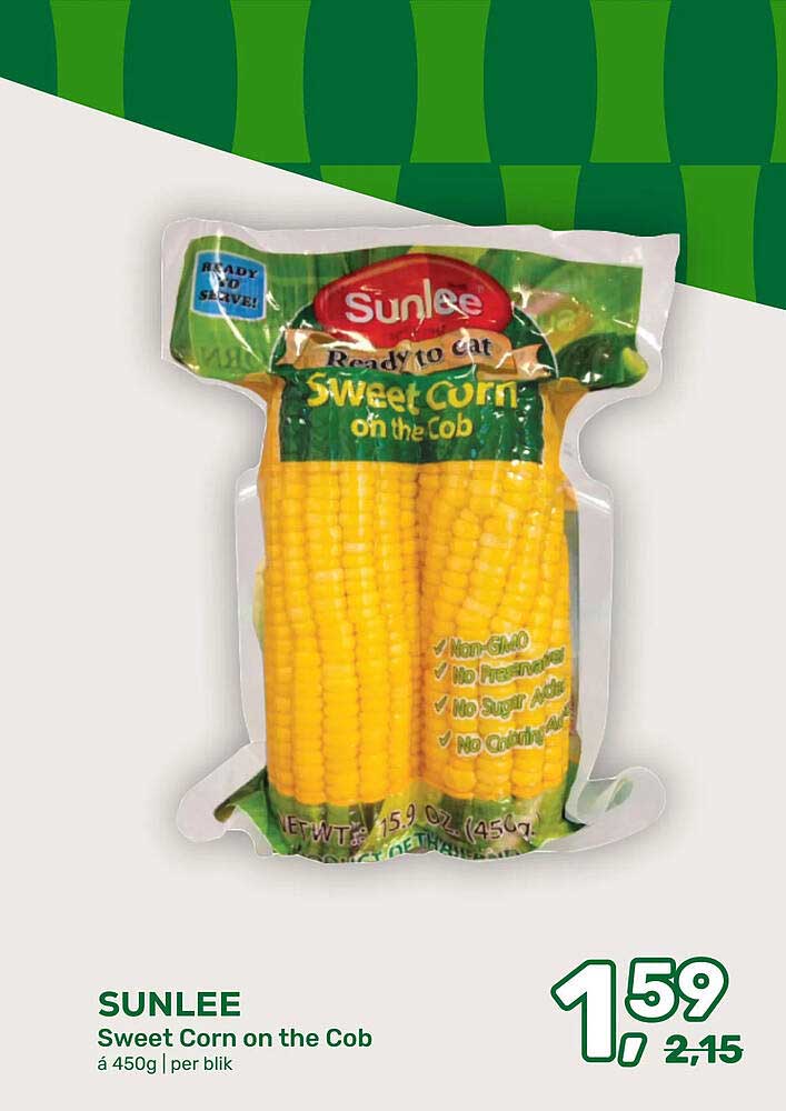SUNLEE Sweet Corn on the Cob