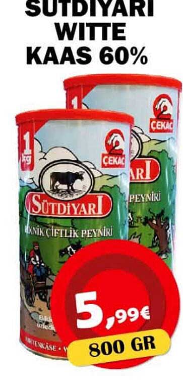 SÜTDIYARI WITTE KAAS 60%