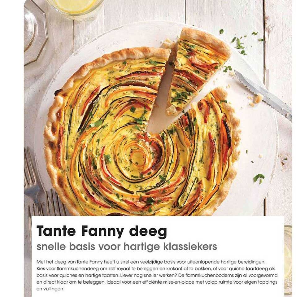 Tante Fanny deeg snelle basis voor hartige klassiekers