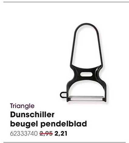 Triangle Dunschiller beugel pendelblad