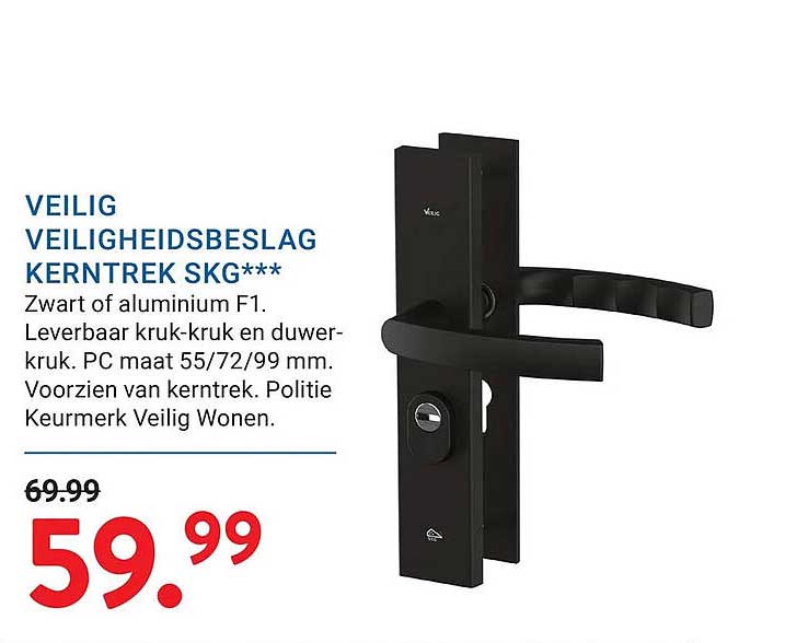 VEILIG VEILIGHEIDSBESLAG KERNTREK SKG***