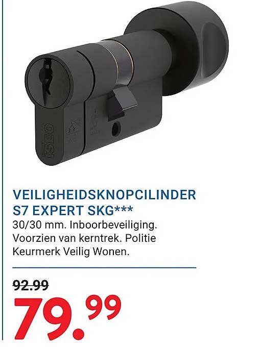 VEILIGHEIDSKNOPCILINDER S7 EXPERT SKG***