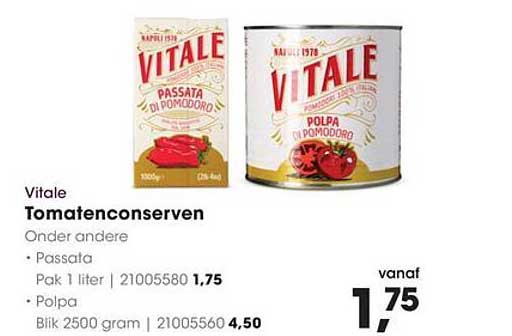 Vitale Tomatenconserven