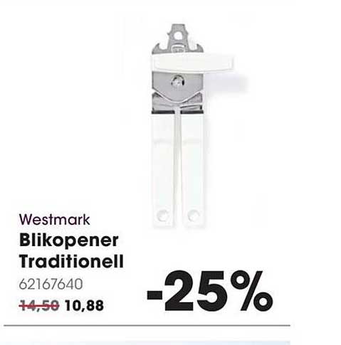 Westmark Blikopener Traditionell -25%