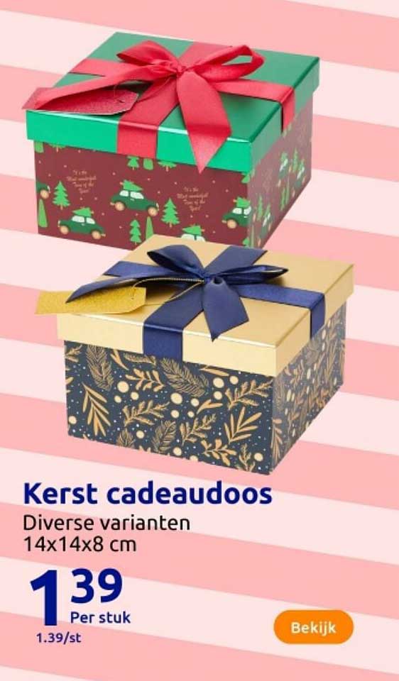Kerst cadeaudos
