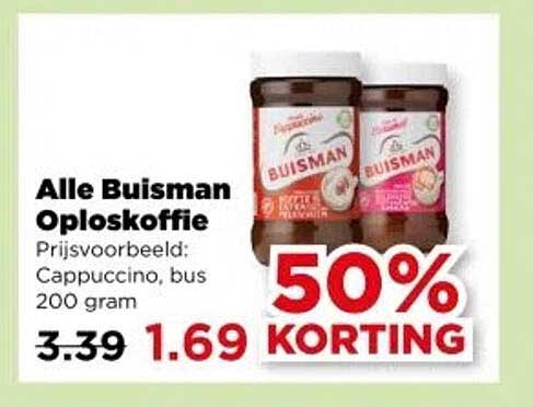 Alle Buisman Oploskoffie