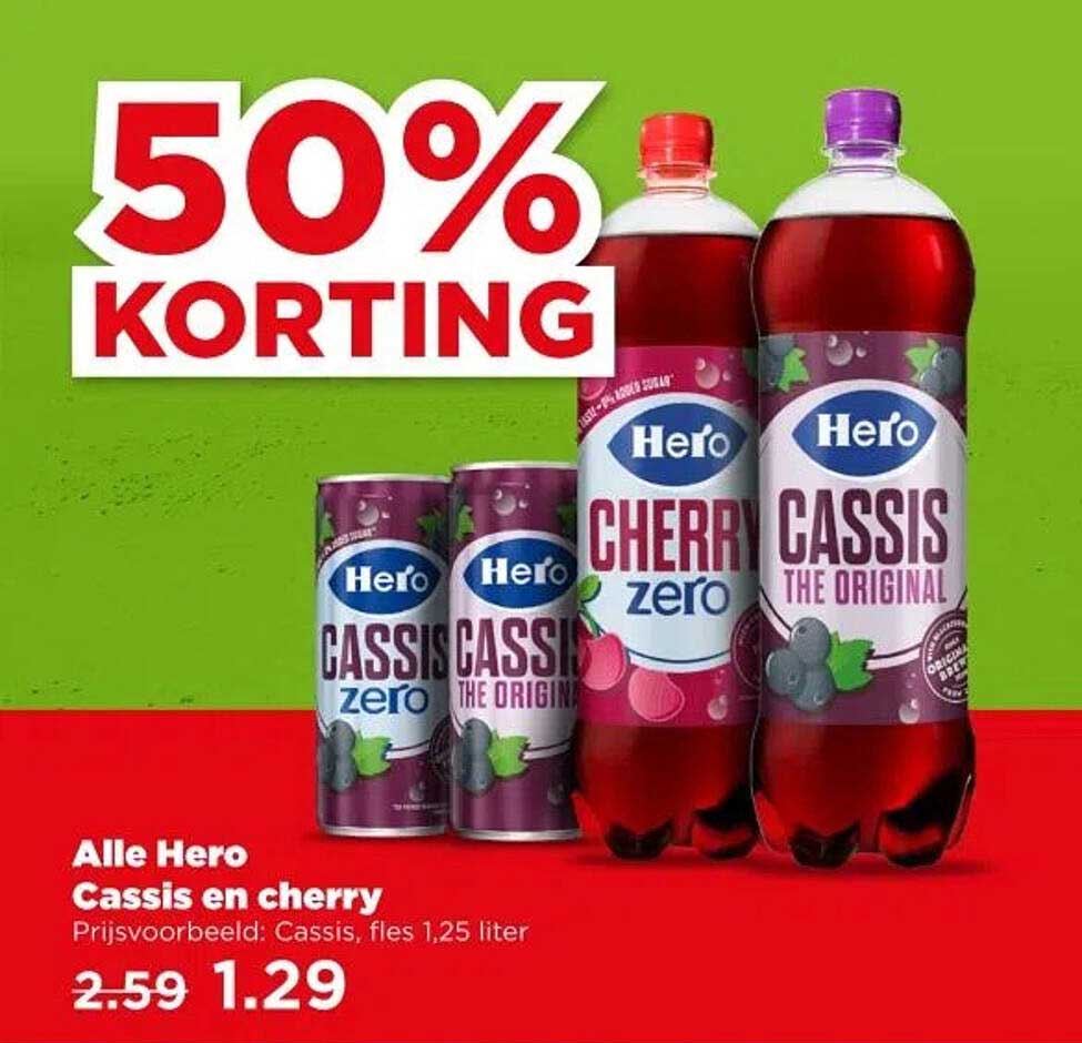 Alle Hero Cassis en cherry