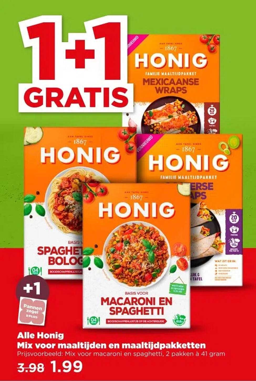 Alle Honig Mix voor maaltijden en maaltijdpakketten