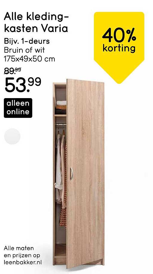 Alle kledingkasten Varia