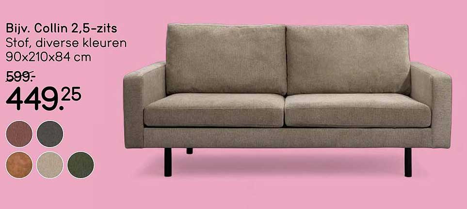 Bijv. Collin 2,5-zits