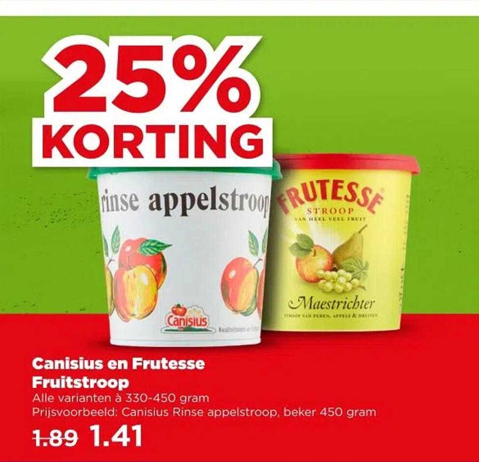 Canisius en Fruitesse Fruitstroop