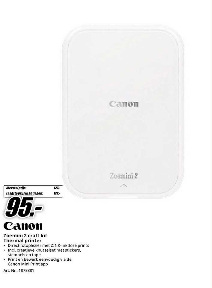 Canon Zoemini 2 craft kit Thermal printer