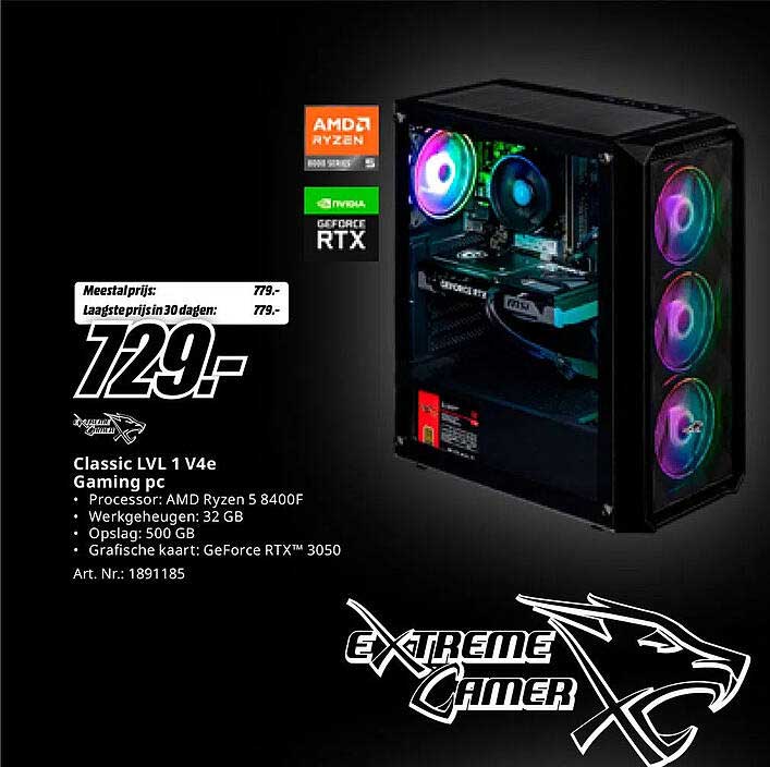 Classic LVL 1 V4e Gaming pc