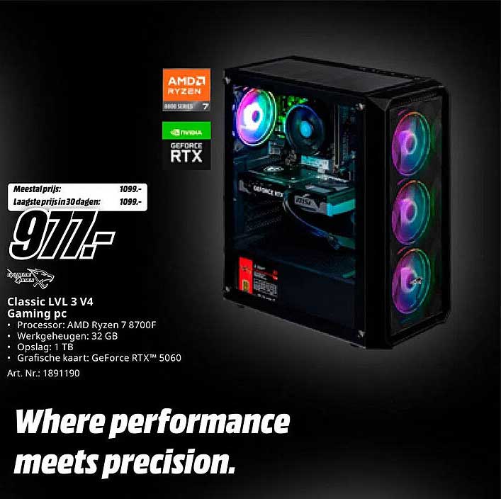 Classic LVL 3 V4 Gaming pc