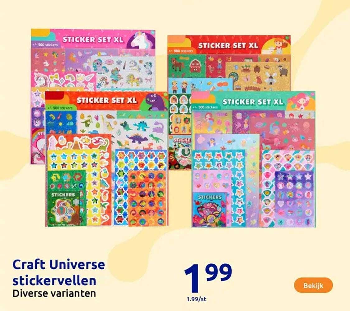 Craft Universe stickervellen