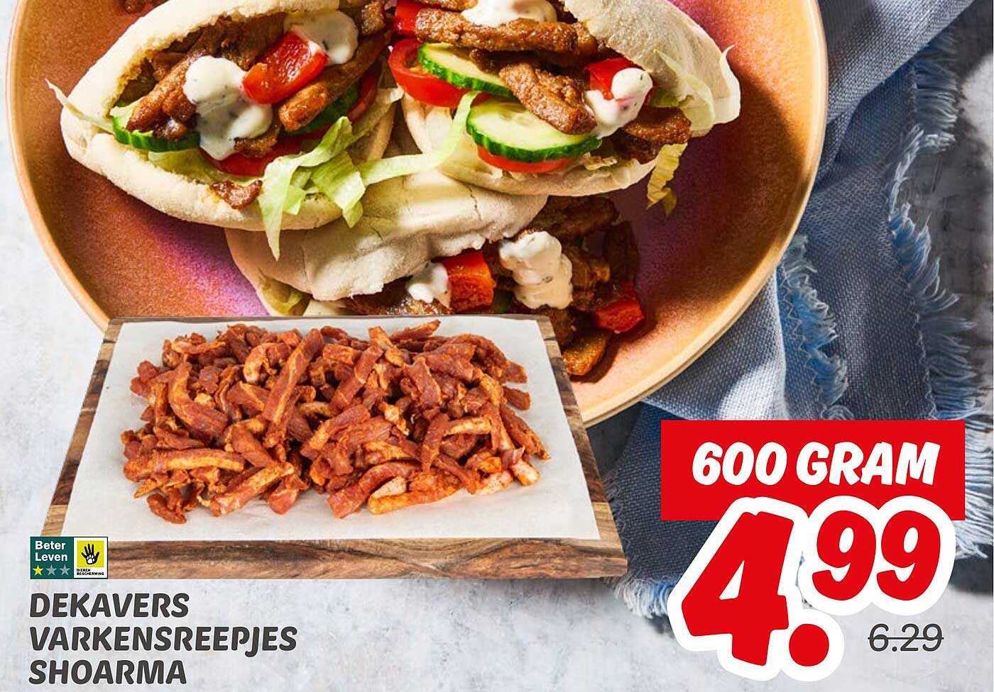 DEKAVERS VARKENSREEPJES SHOARMA