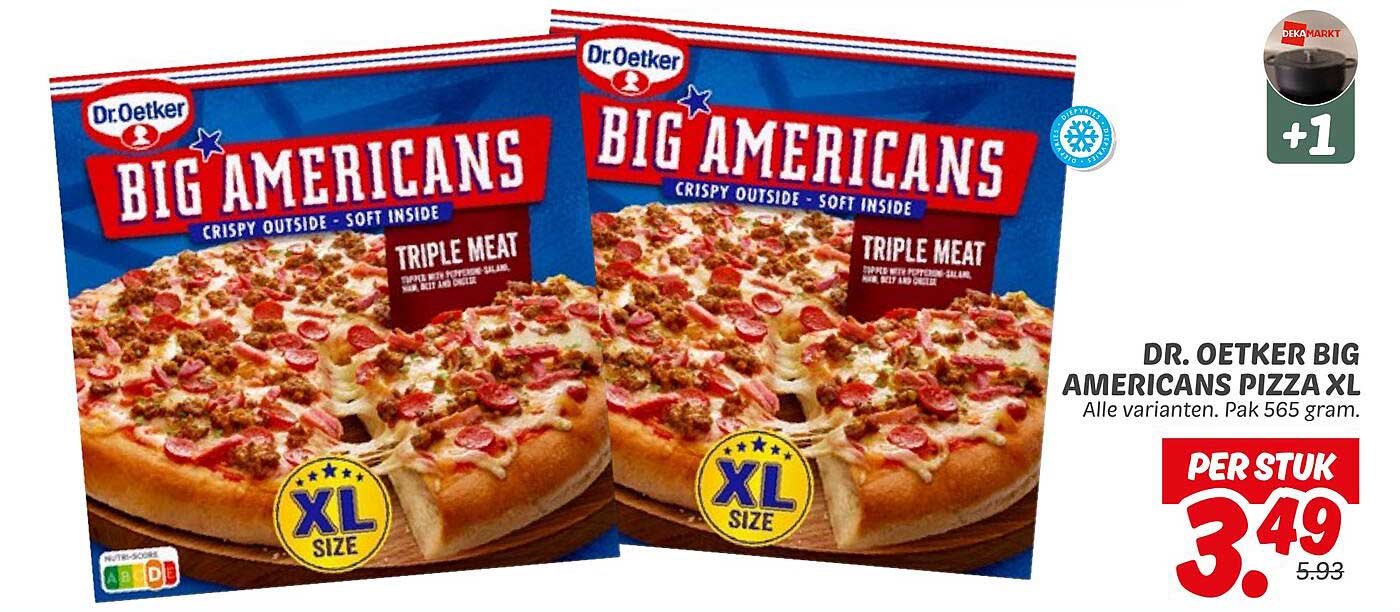 DR. OETKER BIG AMERICANS PIZZA XL