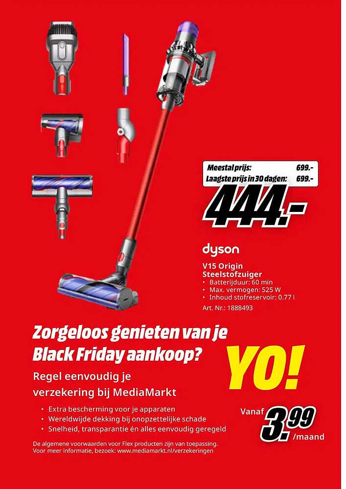 Dyson V15 Origin Steelstofzuiger