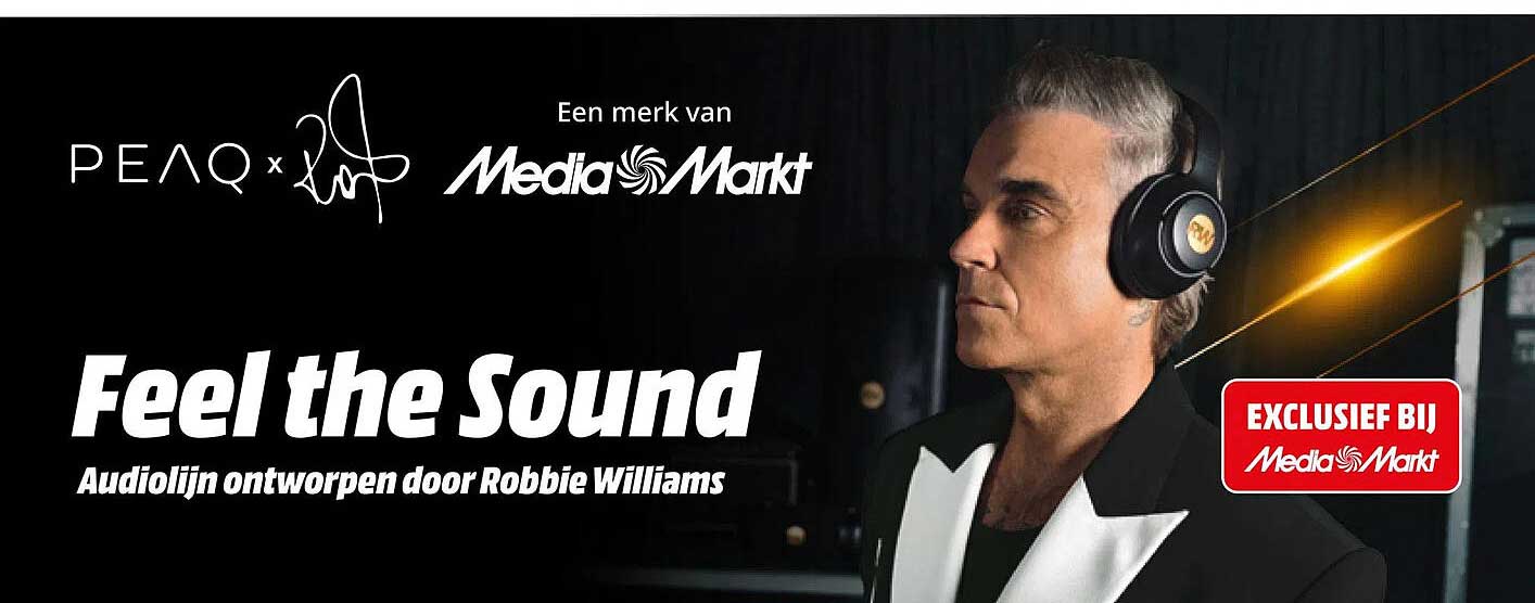Feel the Sound - Audolijn ontworpen door Robbie Williams