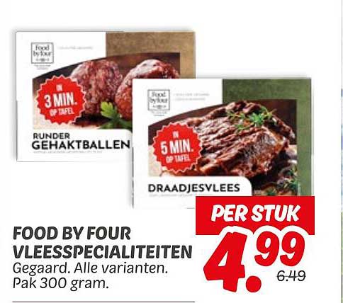 FOOD BY FOUR VLEESSPECIALITEITEN