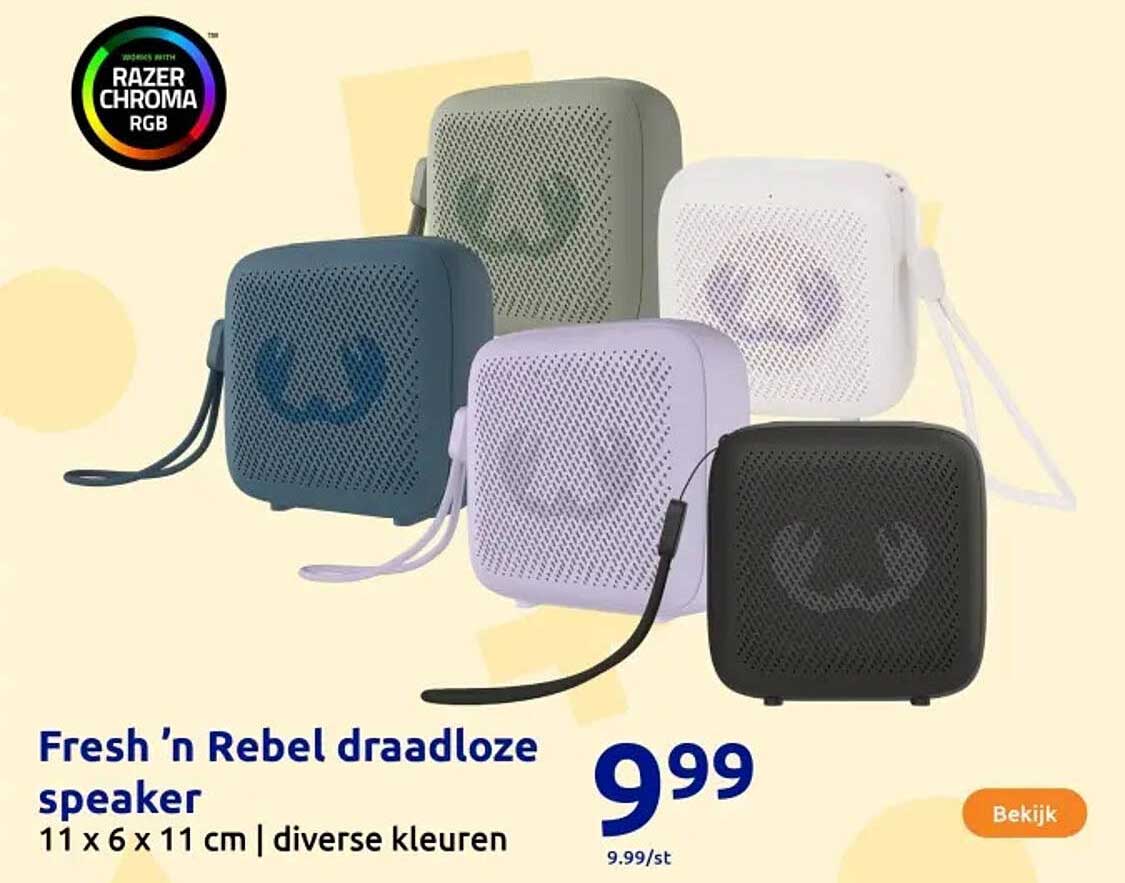 Fresh ’n Rebel draadloze speaker