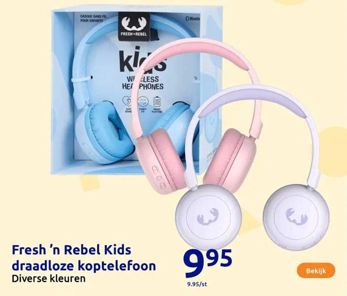 Fresh ’n Rebel Kids draadloze koptelefoon