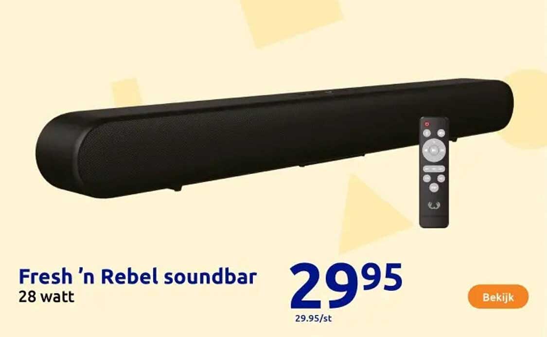 Fresh 'n Rebel soundbar 28 watt