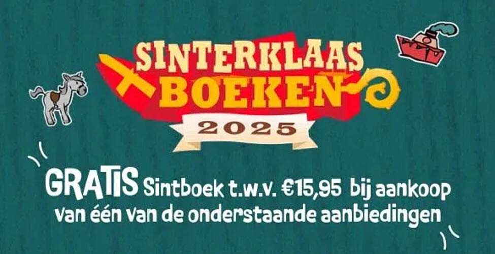 GRATIS Sintboek t.w.v. €15,95 bij aankoop van één van de onderstaande aanbiedingen